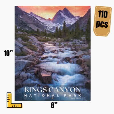 Kings Canyon National Park Jigsaw Puzzle, Family Game, Holiday Gift | S10 - image2